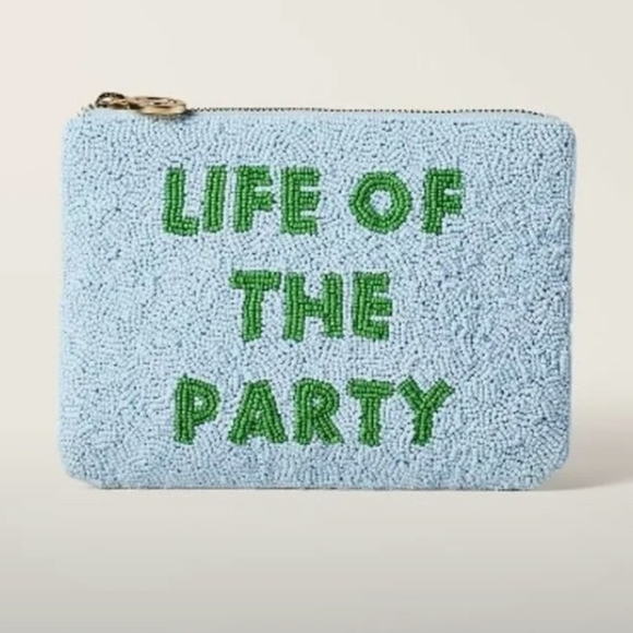 Kate Spade X Target Handbags - Low Start Kate Spade X Target 🎯 " Life Of The Party " Clutch-Zip Pouch 💙💚